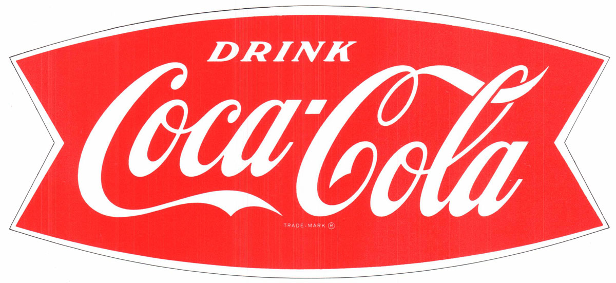 Large Coca-Cola Arciform Logo