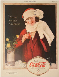 1923 Ladies Home Journal - Coke Ad Woman with Glass