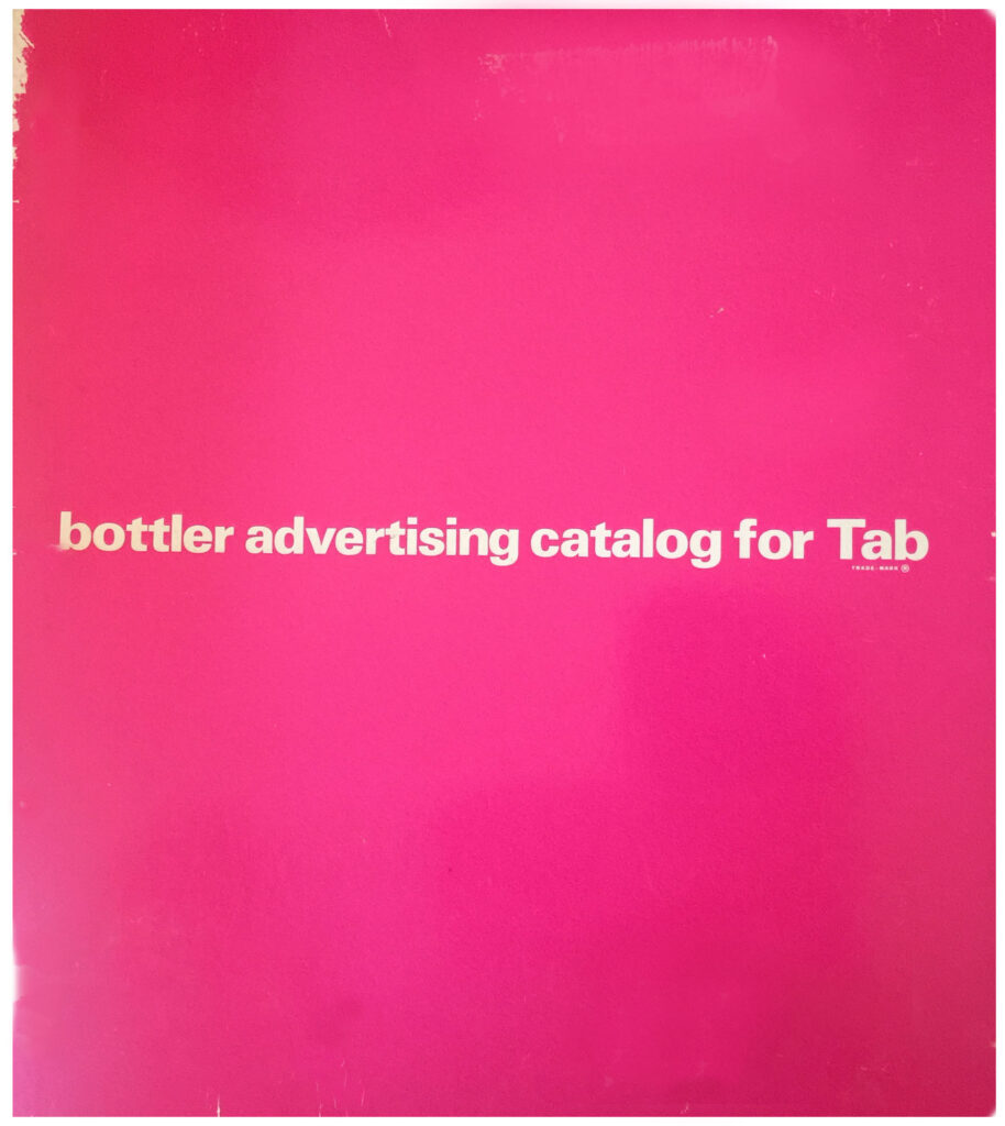 Bottler Advertising for TAB Cover