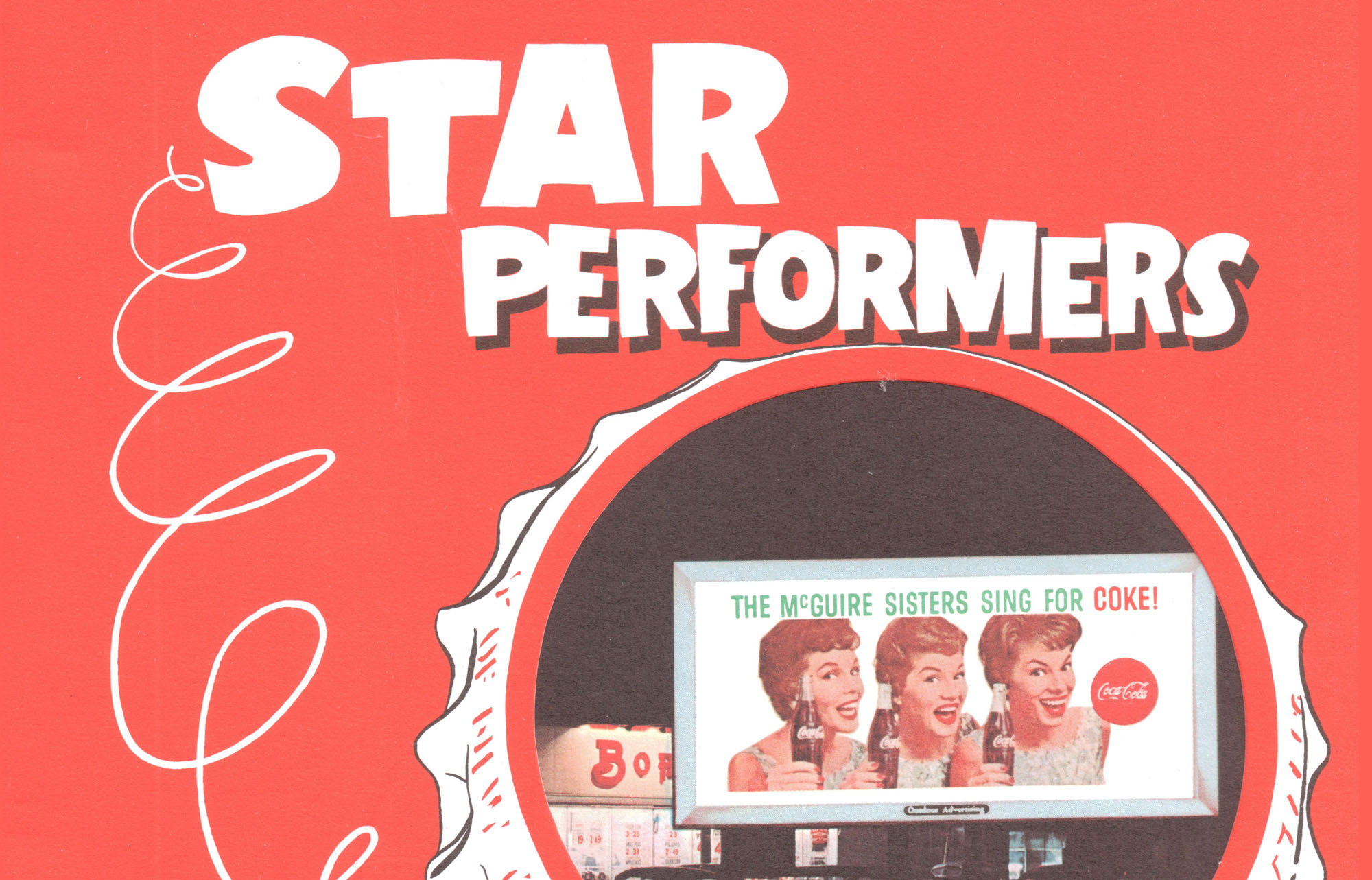 1959 Star Performers Billboards for Coca-Cola Promotion - The McGuire Sisters